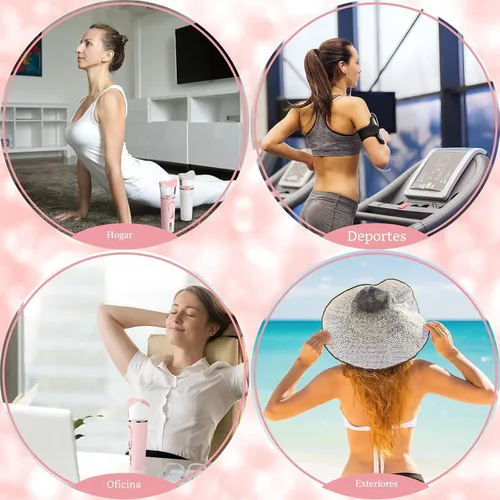 Vista 7 de 2 piezas práctico pulverizador de nano niebla con analizador de piel, probador de humedad, portátil, nano facial, vaporizador facial, atomización