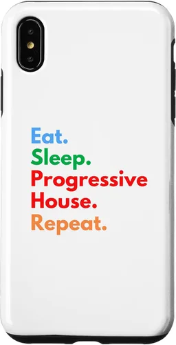 Vista 7 de iPhone 15 Eat Sleep Progressive House Repeat for House Music Lovers Case