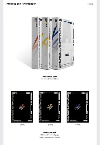 Vista 2 de JYP Ent Stray Kids - GO? Standard (Vol.1) Álbum+Beneficio de preventa+Póster plegado+Juego de tarjetas fotográficas adicionales (A ver.)