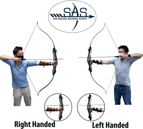 Vista 9 de SAS Premier - Arco de madera recurva Takedown de 62 pulgadas