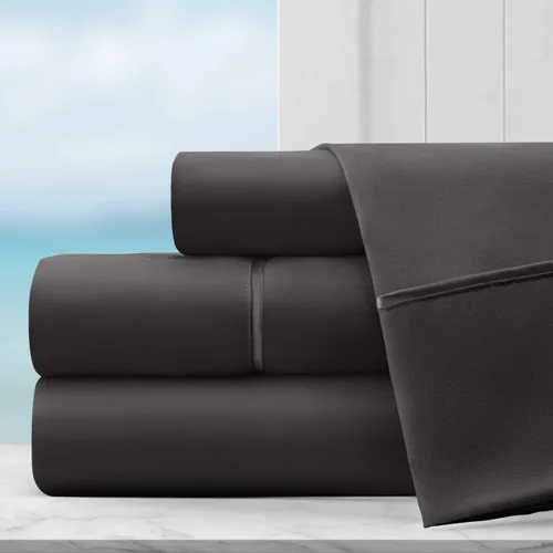 Vista 5 de Sábanas Flex Top Split Head Queen para cama ajustable de 800 TC-100% algodón, 4 piezas, sábanas divididas medias superiores para dormir número cama