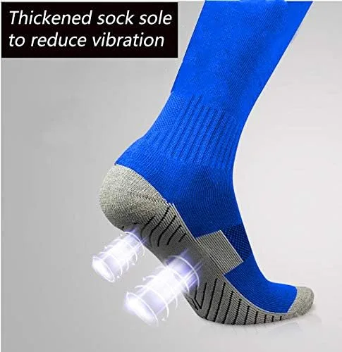 Vista 2 de Calcetines de fútbol de 312 pares de calcetines de fútbol transpirables hasta la rodilla para hombres, jóvenes y niños