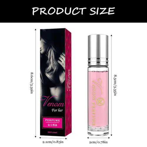 Vista 2 de Lunex Phero - Perfume de feromonas para mujer, fresco y portátil de larga duración (3 piezas)