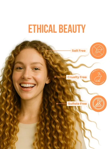Vista 4 de Salon In Recamier Curls & Waves Bundle - Champú, acondicionador y tratamiento sin enjuague para cabello rizado u ondulado