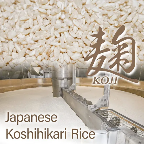 Vista 4 de YAMASAN KYOTO UJI Pasta de miso rojo de arroz malteado, fermentado naturalmente en Shinshu Nagano Japón, sin OMG, sin MSG (10.58 oz)