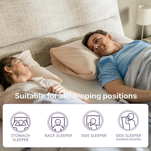 Vista 7 de NapQueen Colchón tamaño Twin de 6 pulgadas, colchón de espuma viscoelástica de carbón de bambú, cama en una caja, blanco