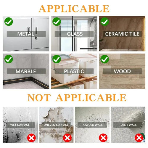 Vista 7 de Cinta de doble cara resistente para decoración de pared, no daña la pintura, cinta de montaje extraíble transparente, cinta adhesiva nano de dos 1
