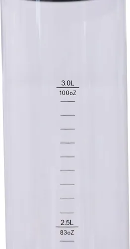 Vista 3 de Dispensador de bebidas en torre de cerveza, dispensador de bebidas de 3L/102 onzas con tubo de hielo extraíble, dispensador de torre de cerveza