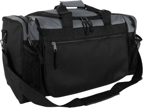 Vista 10 de DALIX - Bolsa deportiva de 20 pulgadas con bolsillos de malla y para objetos de valor, para gimnasio y viaje