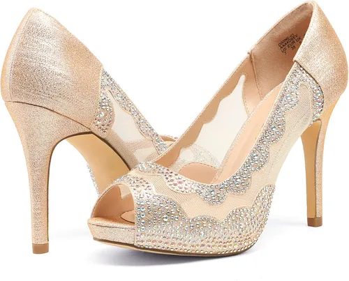Vista 2 de DREAM PAIRS Women's Divine-01 High Heels Dress Pump Shoes