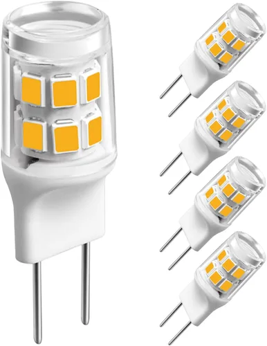 Vista 5 de Bombilla LED G8, 3 W (equivalente a halógeno de 20 W-25 W), base bi-pin G8 GY8.6, para iluminación de cocina debajo del mostrador, luz debajo