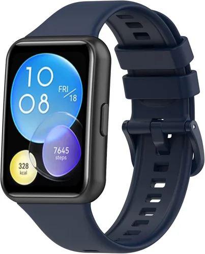 Vista 14 de Senter Correas de repuesto de goma suave de liberación rápida para Huawei Watch Fit 2 Smart Watch