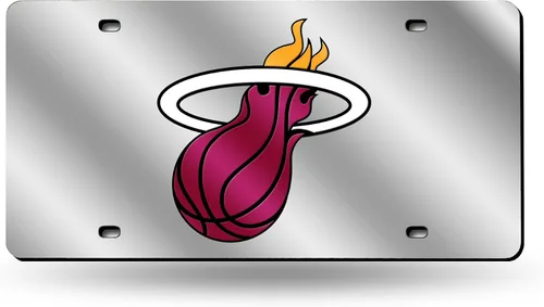 Vista 23 de Rico Industries Placa de matrícula metálica con incrustaciones láser de la NBA