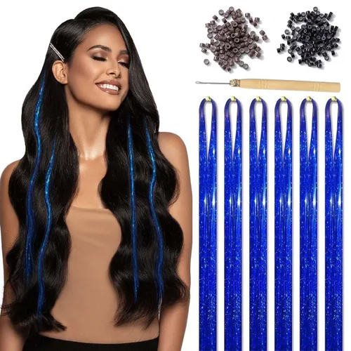 Vista 20 de Extensiones de cabello humano real con broches, 4.23 oz, 7 unidades, extensiones de cabello humano real con clip, de 14 pulgadas, rubio ceniza a