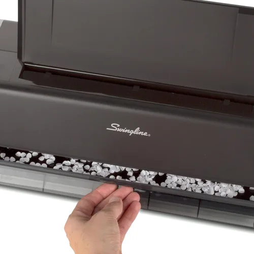 Vista 11 de Swingline, perforadora eléctrica comercial de papel, Platino