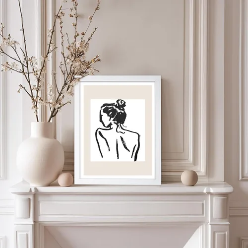 Vista 217 de Poster Master Faces Poster - Retro Women Print - Portrait Art - Sketch Illustration - Abstract Artwork - Woman Design - Chic Boho Design - Great