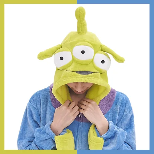 Vista 2 de GONAAP Unisex Adult Onesie Pajamas Animal One Piece Costume Cosplay Sleepwear