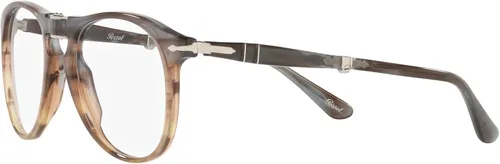 Vista 3 de Persol PO9714VM Pilot - Marcos para gafas graduadas para hombre HavanaDemo Lens
