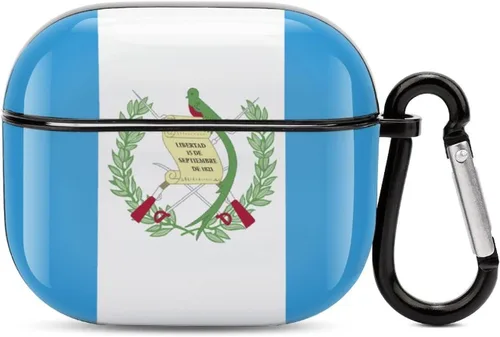 Vista 22 de Lesotho Flag - Funda protectora de cuerpo completo para auriculares Bluetooth para AirPods 3, funda para auriculares con llavero