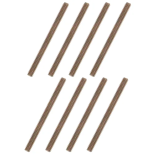 Vista 12 de uxcell 8 piezas de zinc de color totalmente roscado varilla 1/4"-20, 2" longitud, tornillo de rosca de acero al carbono para montaje de muebles