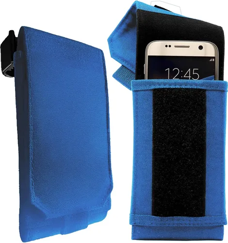 Vista 13 de Phone Holster with Clip - Hook Loop Nylon Cellphone Holster Compact Pouch, Backpack Shoulder Strap Accessory - Multifunctional StrapPack Pouches for