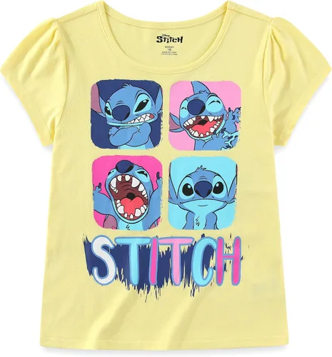 Vista 22 de Disney Lilo and Stitch - Paquete de 3 camisetas de manga corta para niñas pequeñas a grandes