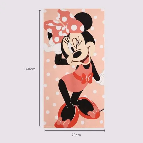 Vista 5 de Toalla de Playa Minnie Mouse 70 x 140 cm Coral