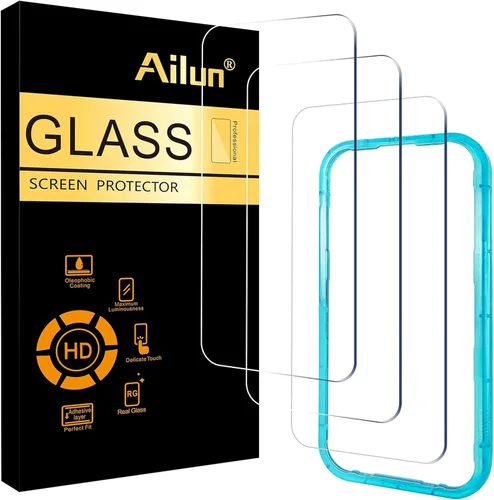 Vista 19 de Ailun - Protector de pantalla Apple iPhone 11 Pro/iPhone Xs/iPhone X, pantalla de 5.8 pulgadas, vidrio templado 2.5D, para la mayoría de las fundas