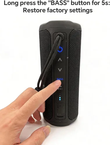 Vista 8 de Altavoz Bluetooth inalámbrico fuerte sonido estéreo IPX7 impermeable al aire libre portátil 25W Super Bass Altavoces para fiesta en casa playa