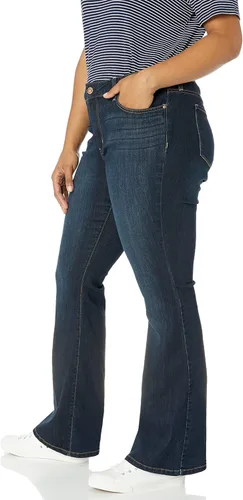 Vista 4 de Jessica Simpson Jeans acampanados de talle alto para mujer