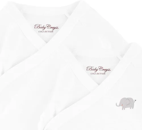 Vista 2 de Unisex Baby Bodysuits Packs I White Long and short sleeve Bodysuits I Breathable & Comfort