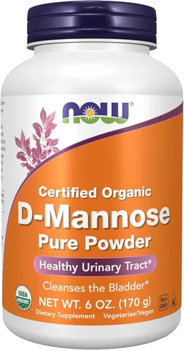Vista 8 de NOW Foods Suplementos, polvo de D-manosa para apoyo inmunológico, proyecto verificado sin OMG, tracto urinario saludable*, 3 onzas