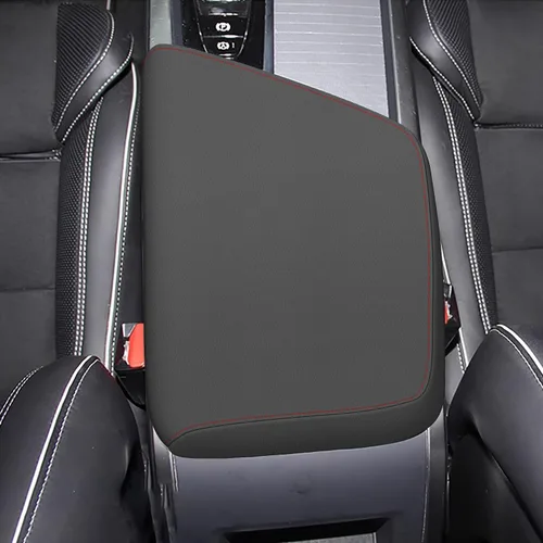Vista 19 de AOMSAZTO Jumeat - Fundas de consola de asiento para Dodge Ram 1500 2002-2012, fundas para reposabrazos para Dodge Ram 1500, color negro