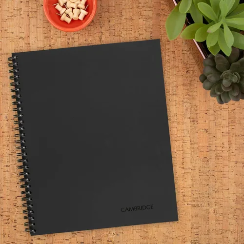 Vista 14 de Cambridge Cuaderno de negocios limitado, papel con rayas legales, 8-1/4 x 11 pulgadas, 80 hojas, cubierta flexible suave al tacto, encuadernado