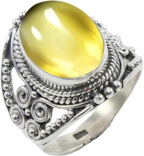 Vista 23 de Anillo de Plata Esterlina 925 para Mujeres con Piedra Preciosa Natural, Anillo de Compromiso de Plata Esterlina, Piedra Natal de Junio con Engaste