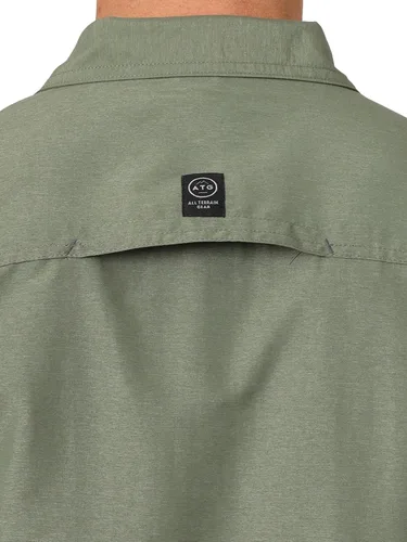 Vista 5 de ATG by Wrangler - Camisa de manga larga para hombre, hecha de material mezclado.