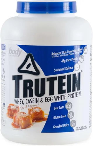 Vista 12 de Body Nutrition Trutein Polvo de Proteína Alto: 45% Suero, 45% Caseína, 10% Clara de Huevo, Sin Gluten, Bajo en Sodio, Polvo de Proteína de Suero