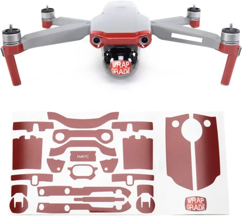 Vista 7 de Funda compatible con DJI Mavic Air 2 Color de acento A (Airforce Silver)