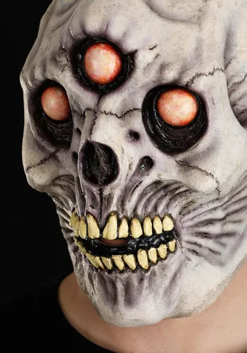Vista 4 de Máscaras inmortales realistas de látex de terror de Halloween para adultos Máscaras de zombis, monstruos, esqueleto y payaso asesino