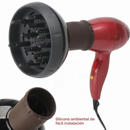 Vista 6 de Segbeauty Difusor de cabello para cabello rizado, flujo de aire ajustable mejorado, cuenco profundo, accesorio de difusor profesional de salón