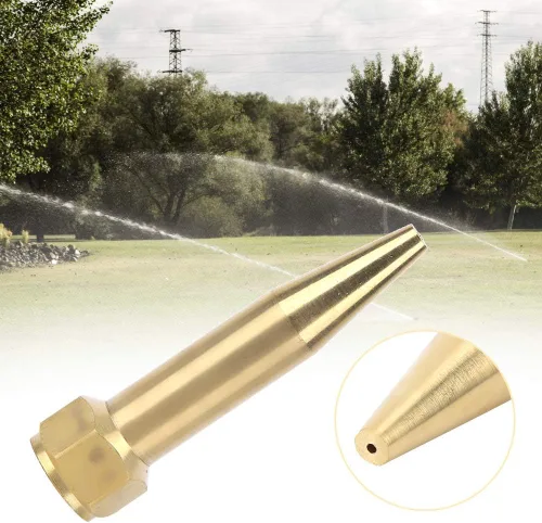 Vista 2 de Boquilla de nebulización G3/8 pulgadas, cabezal rociador de larga distancia, boquilla atomizadora, rociadores para jardinería riego suministros