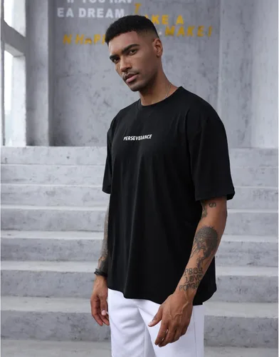 Vista 3 de YawYews Camisetas atléticas de moda para hombre, de manga corta, casual, lisas, holgadas, para entrenamiento, gimnasio, ropa de calle