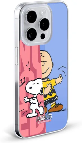 Vista 2 de Head Case Designs Funda de gel con licencia oficial de Peanuts Snoopy & Charlie Halfs and Laughs [protección de grado militar] compatible con Apple