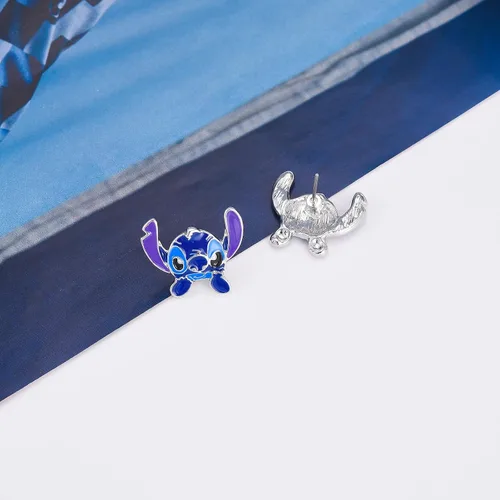 Vista 4 de Dckazz Pendientes de puntada para niñas, regalos hipoalergénicos, joyería para hija, nieta, regalo de cumpleaños, Zinc, No es una piedra preciosa
