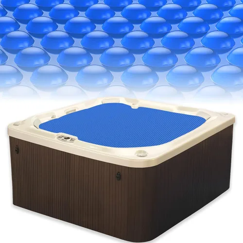Vista 9 de BigXwell - Cubierta solar resistente para piscina, 6 x 12 pies, 0.630 in, color azul Rectangle for Small Above Ground & Inground Pools