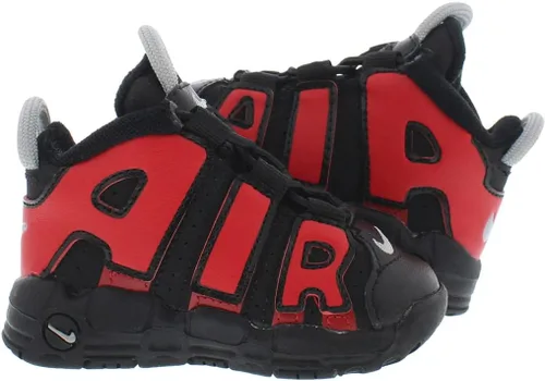 Vista 3 de Nike Air More Uptempo Bred NegroRojo Universitario (DM0020 001)