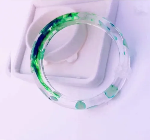 Vista 4 de 2 unids C Font Cuff Bracelet Silicona Brazalete Molde Claro Pulsera Redonda Joyería Fundición Resina Molde