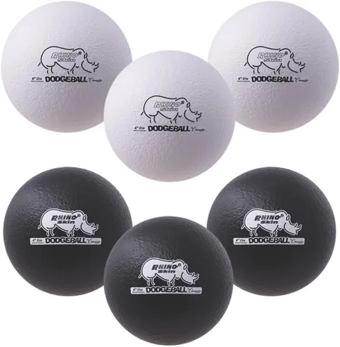 Vista 20 de Champion Sports® Rhino Skin® Juego de pelotas de eva de bajo rebote y unidades individuales para patio de juegos, educación física, patio trasero