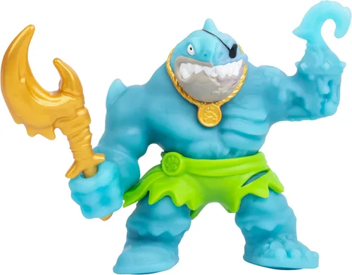 Vista 9 de Heroes of Goo Jit Zu Cursed Goo Sea Súper pegajosa, figura de acción de Goo llena de Goo Blazagon Hero Pack con cara que cambia