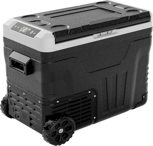 Vista 10 de EUHOMY Refrigerador de 12 voltios, enfriador eléctrico de doble zona de 35 cuartos (33 litros), congelador portátil de 12 V/24 V CC 110-240 V CA